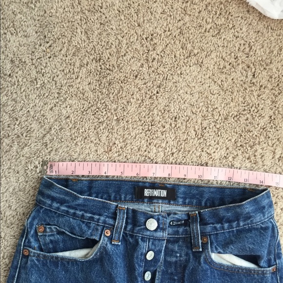 Ref jeans Levi 501 repurposed reformation - Picture 6 of 16